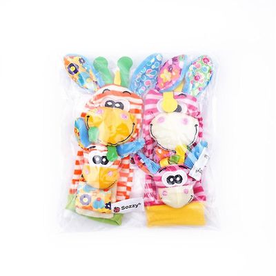 Mylight Baby Wrist Rattles Fod Rattles Legetøj, Baby Rattle Sokker Armbånd Sæt til spædbarn Nyfødt Toddler A