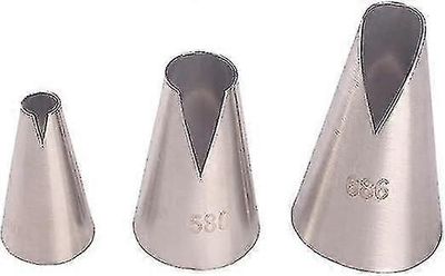 3kpl ruostumatonta terästä St Honore suutin, Saint Honor suutin