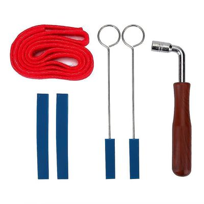 6pcs Klaver Tuning Lever Tools Kit Mute Hammer Diy Sæt Klaver Dele