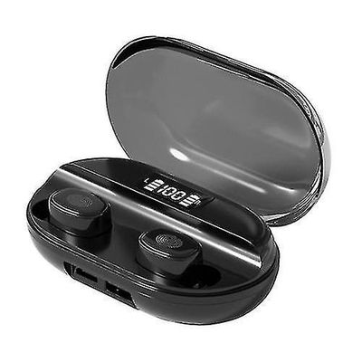Coosilo Tws Pro trådløs Bluetooth 5.0 hovedtelefoner Øretelefoner Mini Headset Ørepropper i øret sort