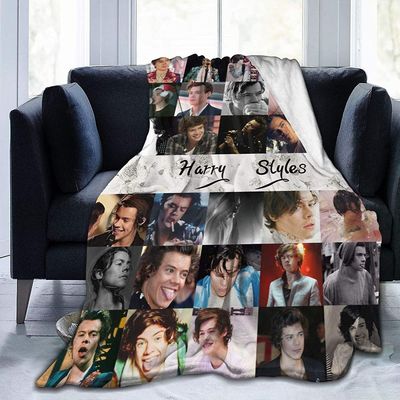 Harry Ultra Styles Pehmeä peitto Fleece Kevyt Mukava Flanelli Lämmin talvipeitto Kotivuodevaatteet Peitto Fleece Puettava mikrokuitu Makuuhuone Liv...