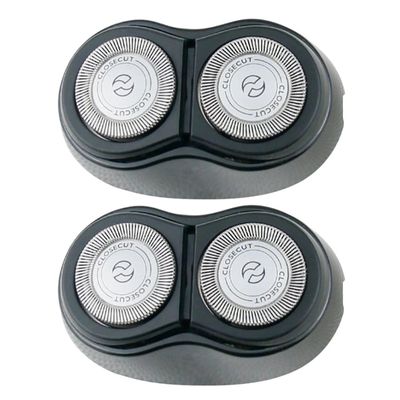 2X korvaava parranajokoneen pää Philips HQ902 HQ904 HQ906 HQ909 HQ912 HQ915 HQ916 HQ917 HQ988 AT600 varapartakoneen terälle ~ 27418