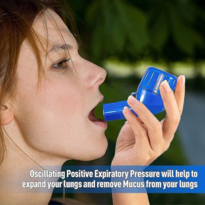 Lung Exerciser Mucus Remover - Naturlig klart slim med puste mosjonist enhet