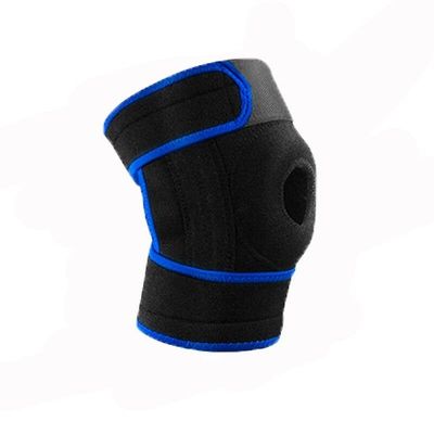 Elastisk knæ støtte udendørs justerbar patella volleyball knæ pad basketball fitness tandbøjle sports sikkerhed vagt rem beskytter 06