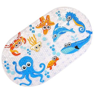 Cartoon Anti-slip Mat Badeværelse Badekar Pad Til Baby Toddler Kids B