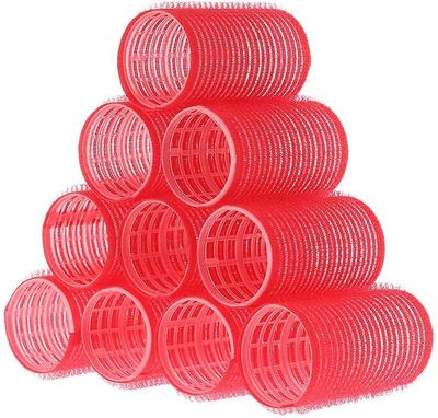 10 stykker hår curler hår curler (3.6cm farve tilfældig)