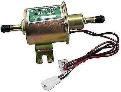 12v Universal Heavy Duty elektrisk drivstoffpumpe Metal lavtrykk-bolt feste wire inline for bensin diesel Hep-02a