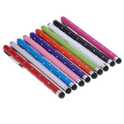 10stk Universal kapacitiv Touch Screen Pen Tegning Stylus Kompatibel Tablet Smartphone Da Tilfældig farve