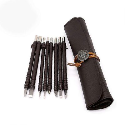 8kpl / sarja volframi terässeos kaiverrus professional työkaluja aloittelijoille ja kaivertajille