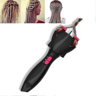 Sähköinen hiusten punos, automaattinen Quick Twist Twister hiusten punontakone, Smart DIY Magic hiusten muotoilutyökalut Rullat hiusten punostyökal...