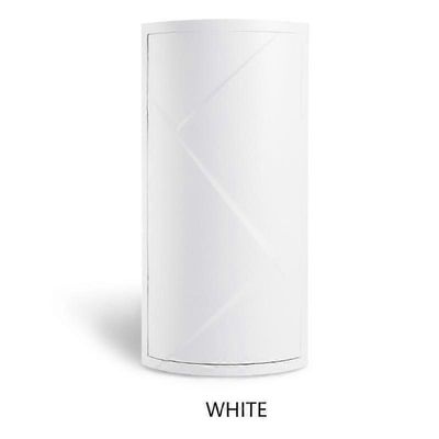 360 astetta pyörivä kylpyhuoneen säilytysteline rei'ittämätön kolmio seinälle asennettava wc valkoinen