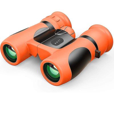 Mikasa Kikkert til børn Drenge Kompakt høj opløsning stødsikker vandtæt kikkert Udendørs Play Bird Watching Type B-Orange