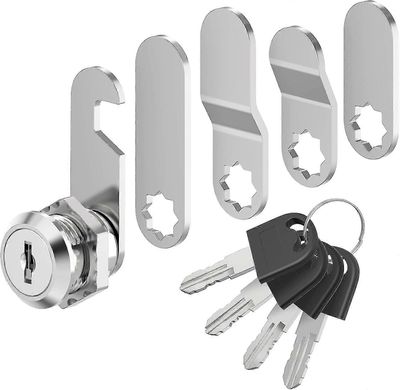 Letterbox Lock 4 avainta - 5 erilaista lukkolevyä postilaatikoille ja paljon muuta