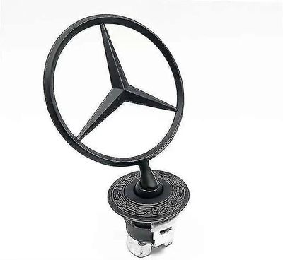 Hupun tähden tunnusmerkki seospinnoitettu hupun vaihtotarvikkeet sopivat malleihin W124 W210 E-luokka W202 W203 C luokka W204 W220 1994-2007 (musta...