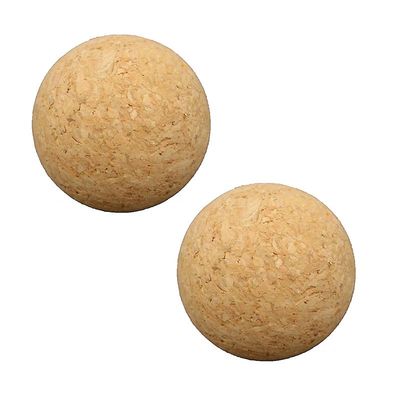 Drupum 2pcs Bordfodbold bolde - 36mm / Cork Balls Træ