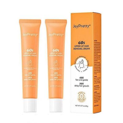 1-3x Kasvojen Karvanpoistovoide, Ylähuulen Karvanpoisto, Extra Hellävarainen Kivuton Nopeasti Vaikuttava Karvanpoistovoide Kasvojen ja Ylähuulen Ka...