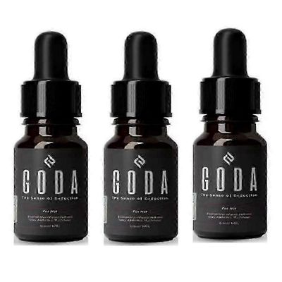 3X GODA for his feromonihajuvesi naisille, pitkäkestoinen jasmiinilla ja ruusulla