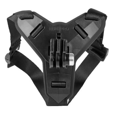 Mikasa Motorcykel hjelm front hage beslag indehaveren stativ Mount for Gopro Hero Sort farve