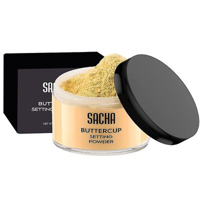 1/2/3kpl Sacha Buttercup Setting Powder - hienoksi jauhettu ja salamaystävällinen 1pc