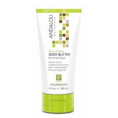 Andalou Naturals Ravitseva vartalovoi, Kukui Cocoa 8 oz (1 kpl pakkaus)