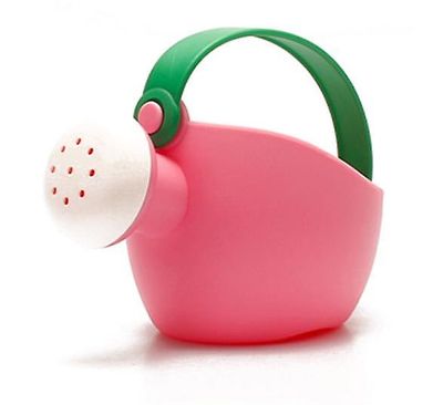 Handuo Børns soft rubber badning strand legetøj baby vanding flaske Pink