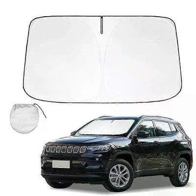 Tuulilasin aurinkosuoja Jeep Compass 2021 2022 2024 Aurinkosuoja Aurinkosuoja Taitettavat lohkot UV-säteet pitävät autosi viileämpänä Kompassille