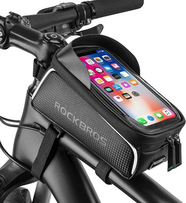 SAYTAY Bike Telefon Front Frame Bag Sykkel Bag Vanntett Bike Telefon Mount Top Tube Bag Bike Telefon Case Holder Tilbehør Sykkelveske ST-001