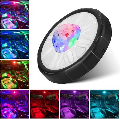 Tianzun auton sisävalo, auton ympäristön valo, rgb 12 väriä auton kosketus led-lamppu, langaton rgb-auton sisätilojen led-valo