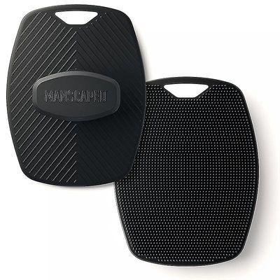 Myk silikon Body Cleansing Brush Dusjskrubber, skånsom peeling og massasje for alle typer hud Svart