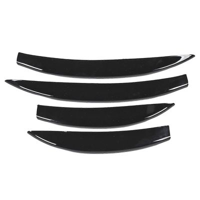 Kiiltävä musta etupuskurin jakajasäleikön verhoilu Benz E-sarja W214 AMG-Line 2024+ -mallille - tyylikäs ulkonäkö