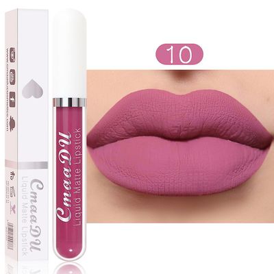 Cmaadu 18 Farve læbestift Mat Non-stick Cup Vandtæt Langtidsholdbar Lip Gloss Cmaadu18scc 10