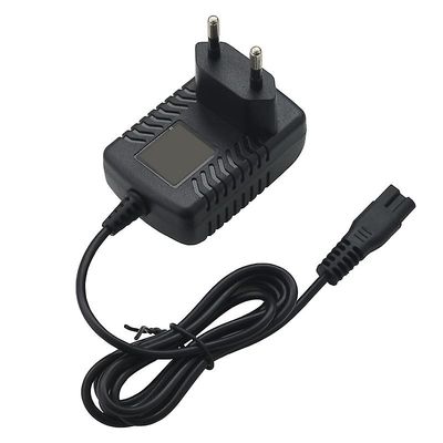 2.4V 3.6V laturi EU-pistoke virtalähde parranajokoneen laturi aikuisille, lapsille, lemmikkileikkureille Musta