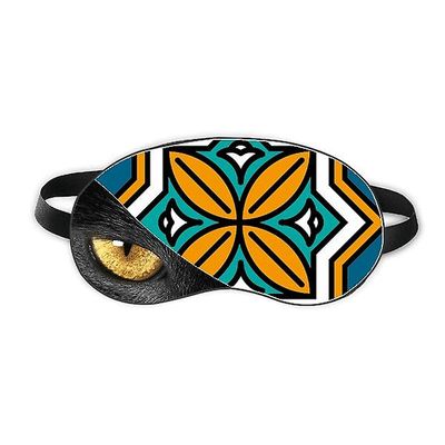 Geometri Marokko Style Mønster Eye Head Rest Mørk Kosmetologi Shade Cover