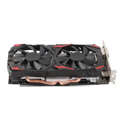 RX 580 -näytönohjain, 8 Gt:n GDDR5-muistia, 256 bittiä, tukee 8K-tarkkuutta, 2 jäähdytystuuletinta, 16 PCI Express 3.0 -liitäntää, pelinäytönohjain...