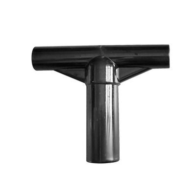 T-muotoinen putkiholkki trampoliinikotelo Tangon päätykappaleet Lisävarusteet T Putken vaihto Trampoliinitangon suojus harjoituspihalle Musta 8.8cm...