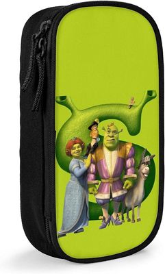 Kerota Shrek anime penaali kynä tussin pidike pussilaatikko vetoketju-musta SAOE007994 VÄRI One Size