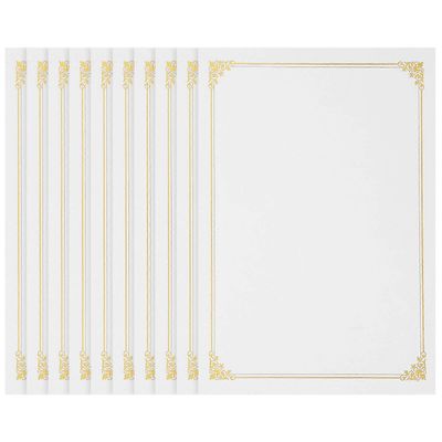 10 kpl tyhjä todistuspaperi A4 todistus paperi tutkintotodistus paperi tulostettava tyhjä paperi vuoraus tyhjä todistuspaperi Golden 29.70X21.00X0....