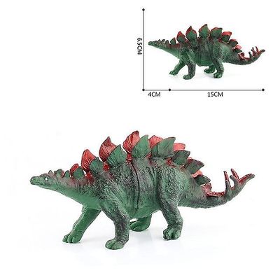 Ebox Dinosaur model legetøj: jurassic tyrannosaurus, indominus rex, triceratops, brontosaurus - 28 stilarter Stegosaurus