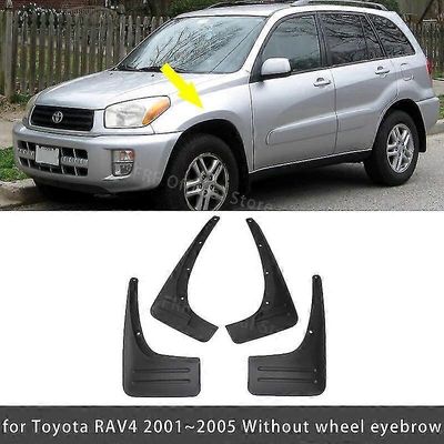 4PCS auton lokasuojat Toyota RAV4 RAV 4 XA20 2001 2002 2003 2004 2005 auton roiskeläpät roiskesuoja fr No wheel eyebrow
