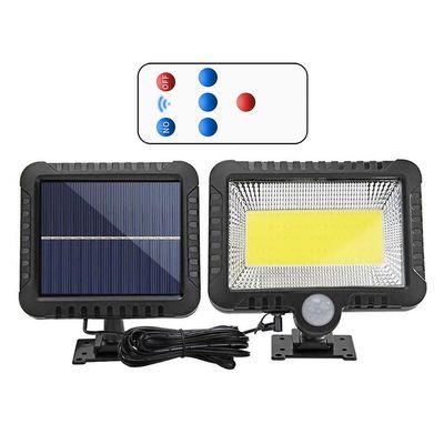 100/120Led sol lys udendørs bevægelse genoplade solvæg lys vandtæt nødsituation førte lys gade veranda lampe have dekoration Fjernbetjening på 100cob