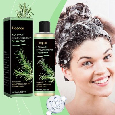 Unbrand Rosmariini-shampoo oheneville hiuksille, rosmariininlehtiöljyshampoo, kasviöljyä ehkäisevä shampoo, kuohkea ja virkistävä shampoo 1 kpl