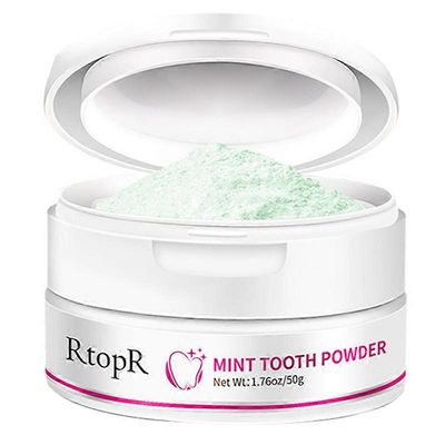 RtopR hampaiden valkaisujauhe Pearl Essence luonnollinen hammastahna hammasharjasarja suuhygienia varten