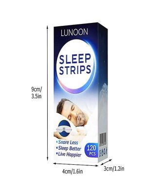 Kuankuanbao Munnbånd for å sove 120 stk - Gentle Sleep Strips Hvit 120pcs