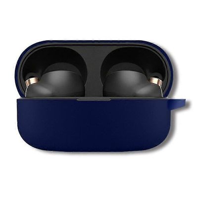 Yhteensopiva S-ony Wf-1000xm4-kuulokkeen suojakannen kanssa Kevyt kotelo Midnight blue