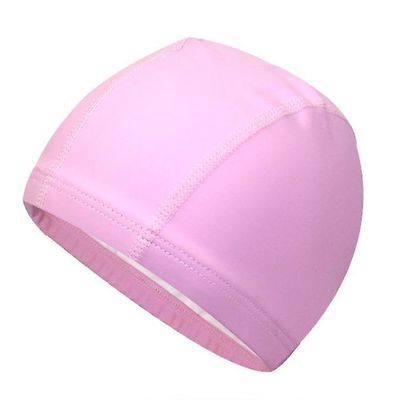 Handuo Pu Voksen Swimming Cap vandtæt og høj elasticitet Pink