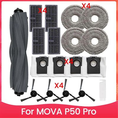 MOVA P50 Pro for Ultra Robot -pölynimurin pääsivuharjalle Kuten