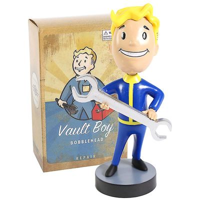 Visgaler Fallout Vault Boy Bobble Head Doll Pvc Figur Samlermodel Legetøj 7 stilarter G Reparation