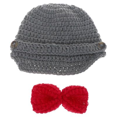 900c 1 Sæt Baby Kostume Suspender Hat Bukser Bowknot Tie Cosplay Sød Sjov Clothin