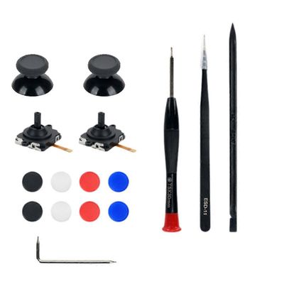 Korvaa Meta Quest 3 VR -kahvan, 3D-analogiset joystickit ja peukalotikut