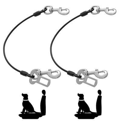 Koiran turvavyön kaapelinippu auto, 2 koiran kaapelin johdon turvallisuusrajoitus, pureskeluhihna